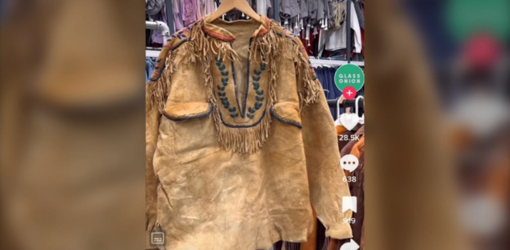 'Really beautiful': Indigenous jacket with ties to Red River region discovered by U.K. thrift shop | CTV News