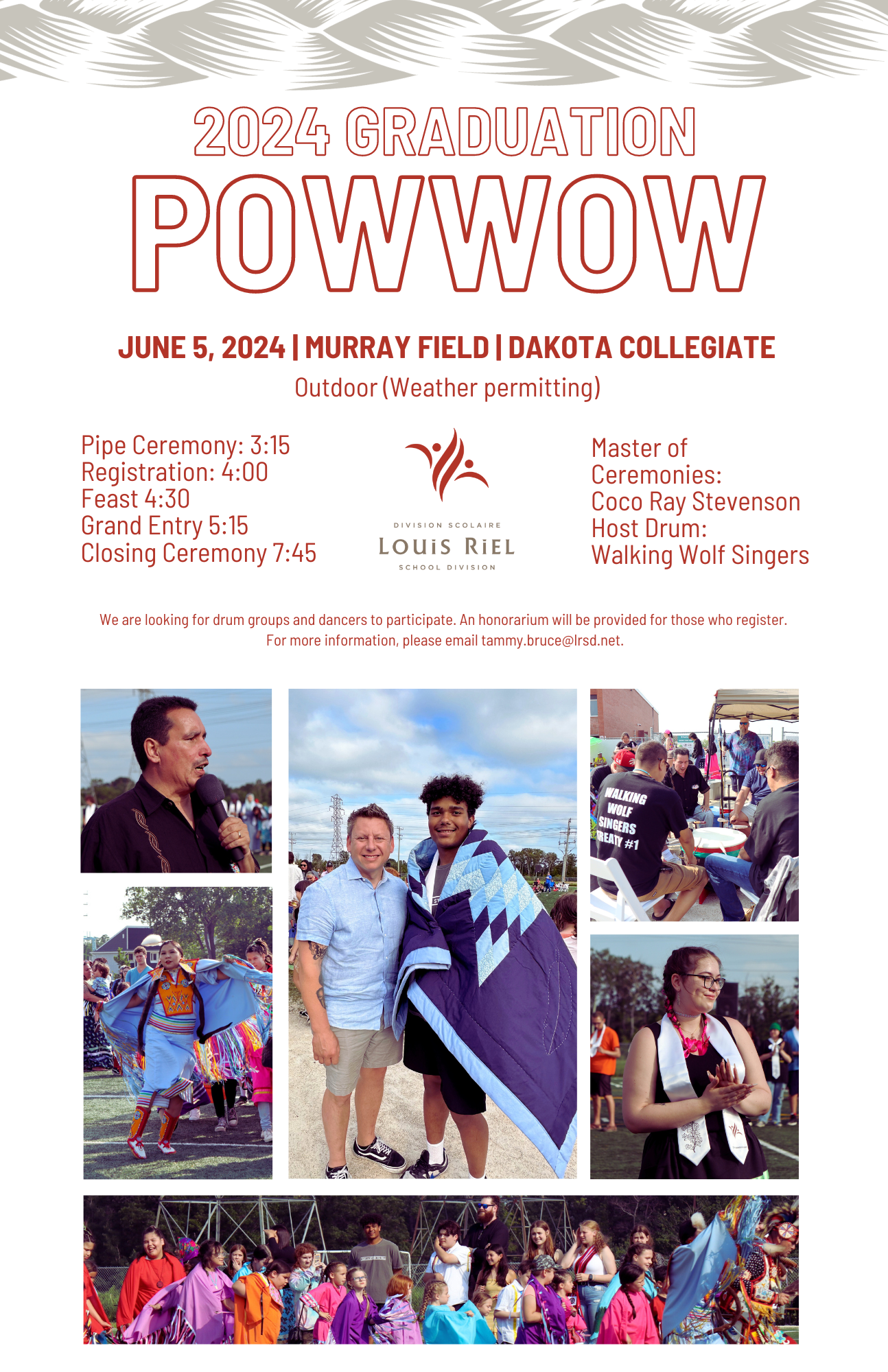 Graduation Powwow Poster 2024