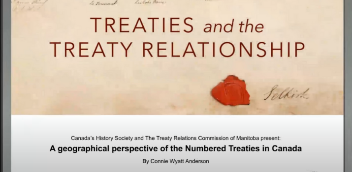 A geographical perspective on the Numbered Treaties in Canada