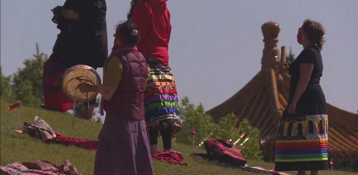 A women’s ceremony took place in Saskatoon to offer prayers of healing to all nations