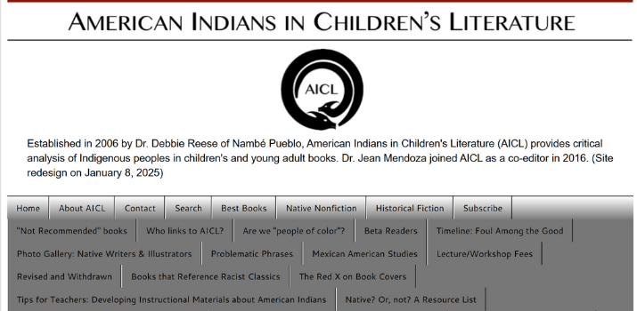 American Indians in Children's Literature