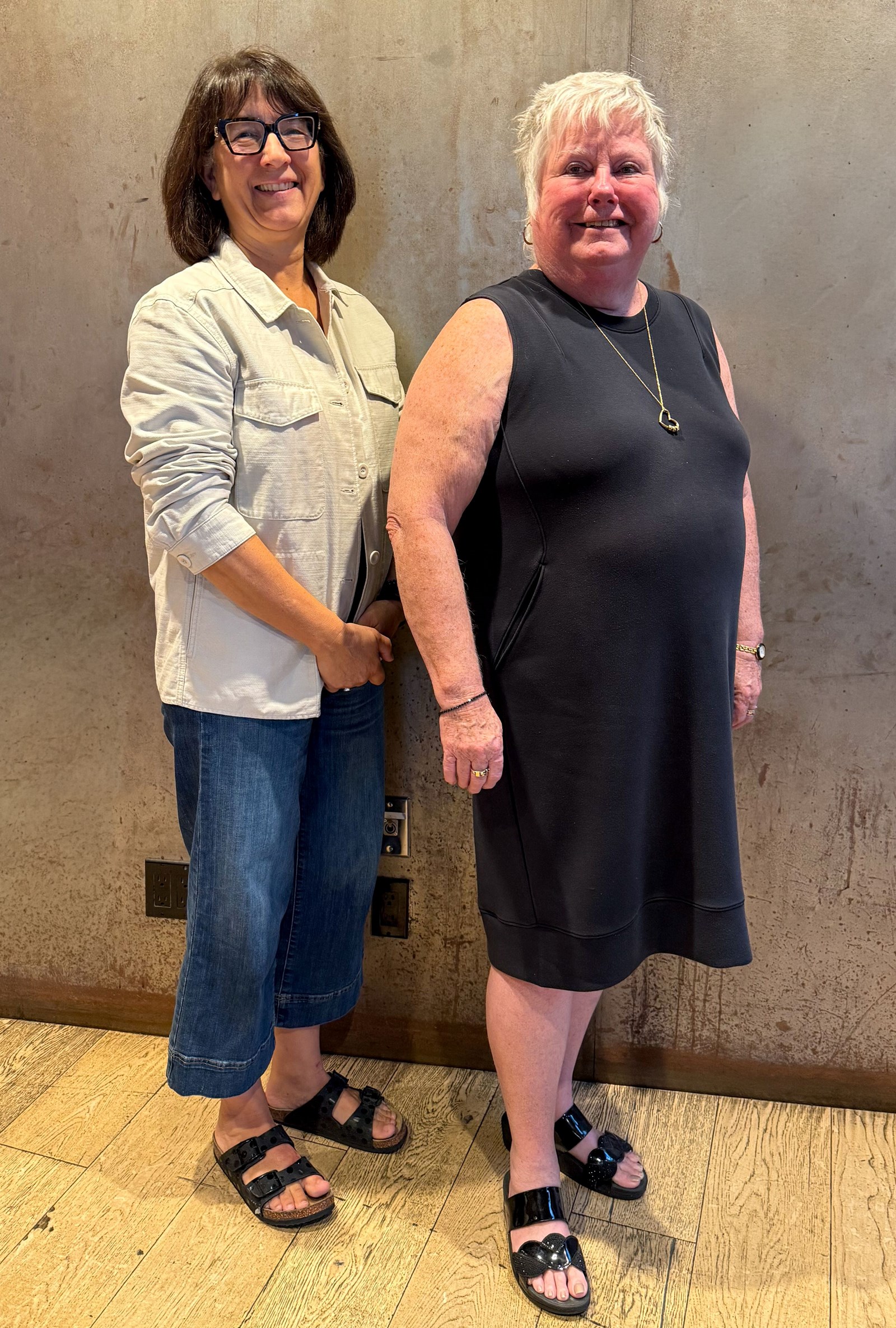 Chris Sigurdson on the left and Darlene Gerrior on the right