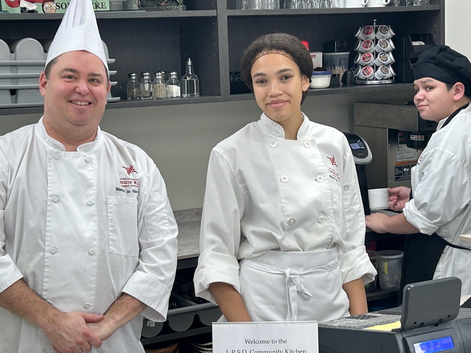 Chef Michael and students
