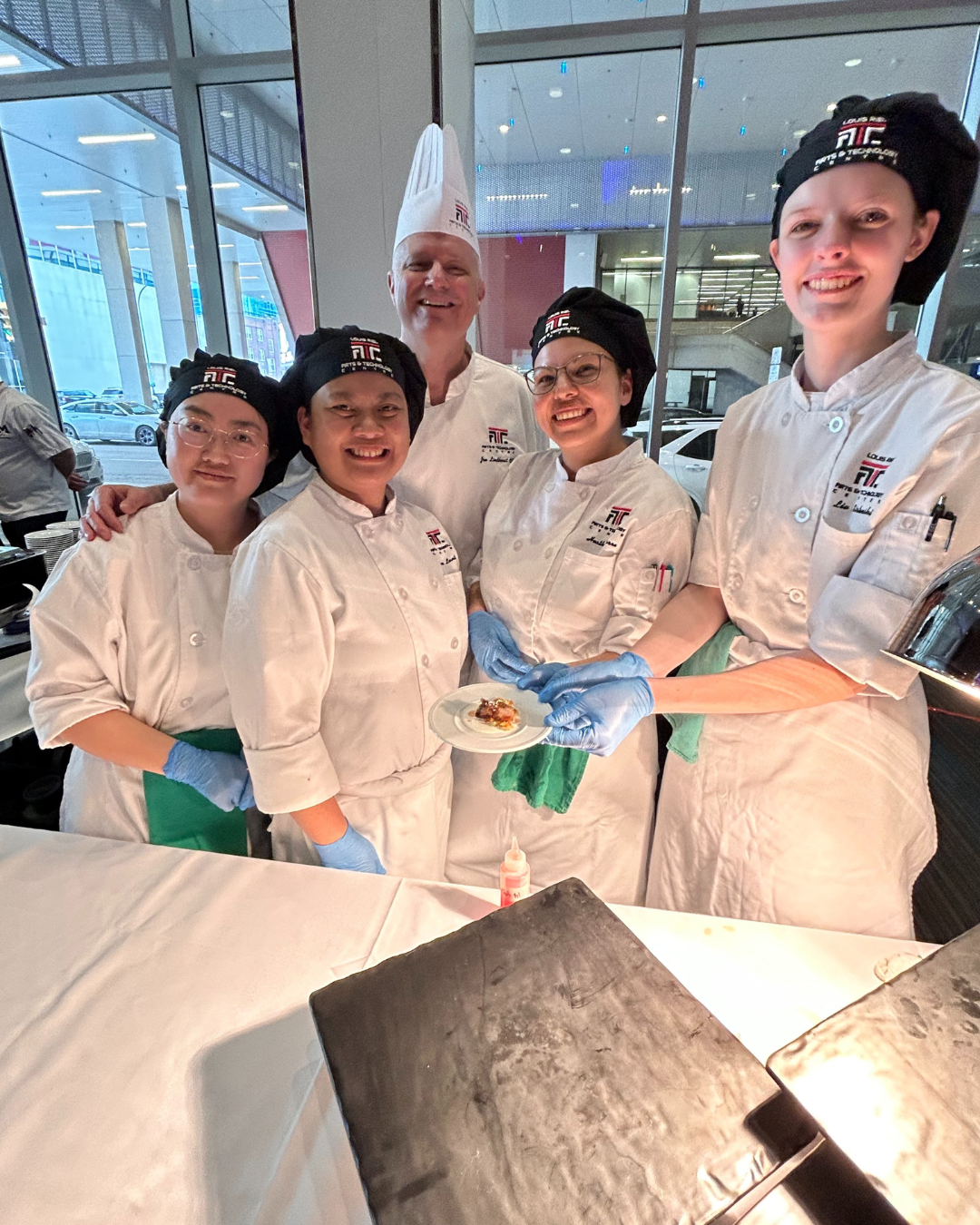 LRATC Culinary Students and Teacher