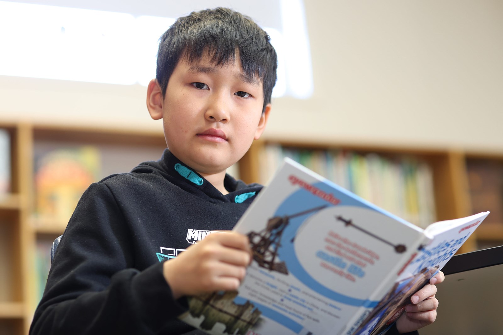 A person presenting findings