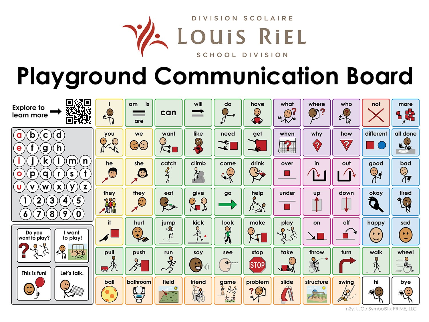 Louis Riel Communication Board