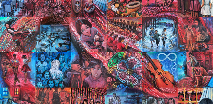 Métis Memories of Residential Schools | Mural Mosaic
