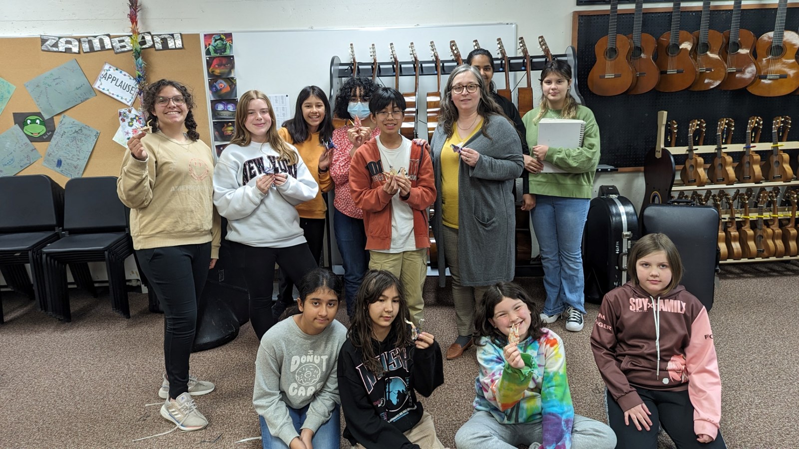 Origami Club at Hastings School