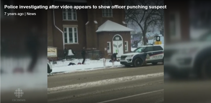 Saskatoon police investigating after video appears to show officer punching suspect | CBC News