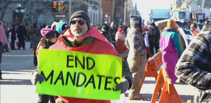 Soft police approach to Ottawa anti-vax protest reveals ‘pure racism’ say critics | APTN News