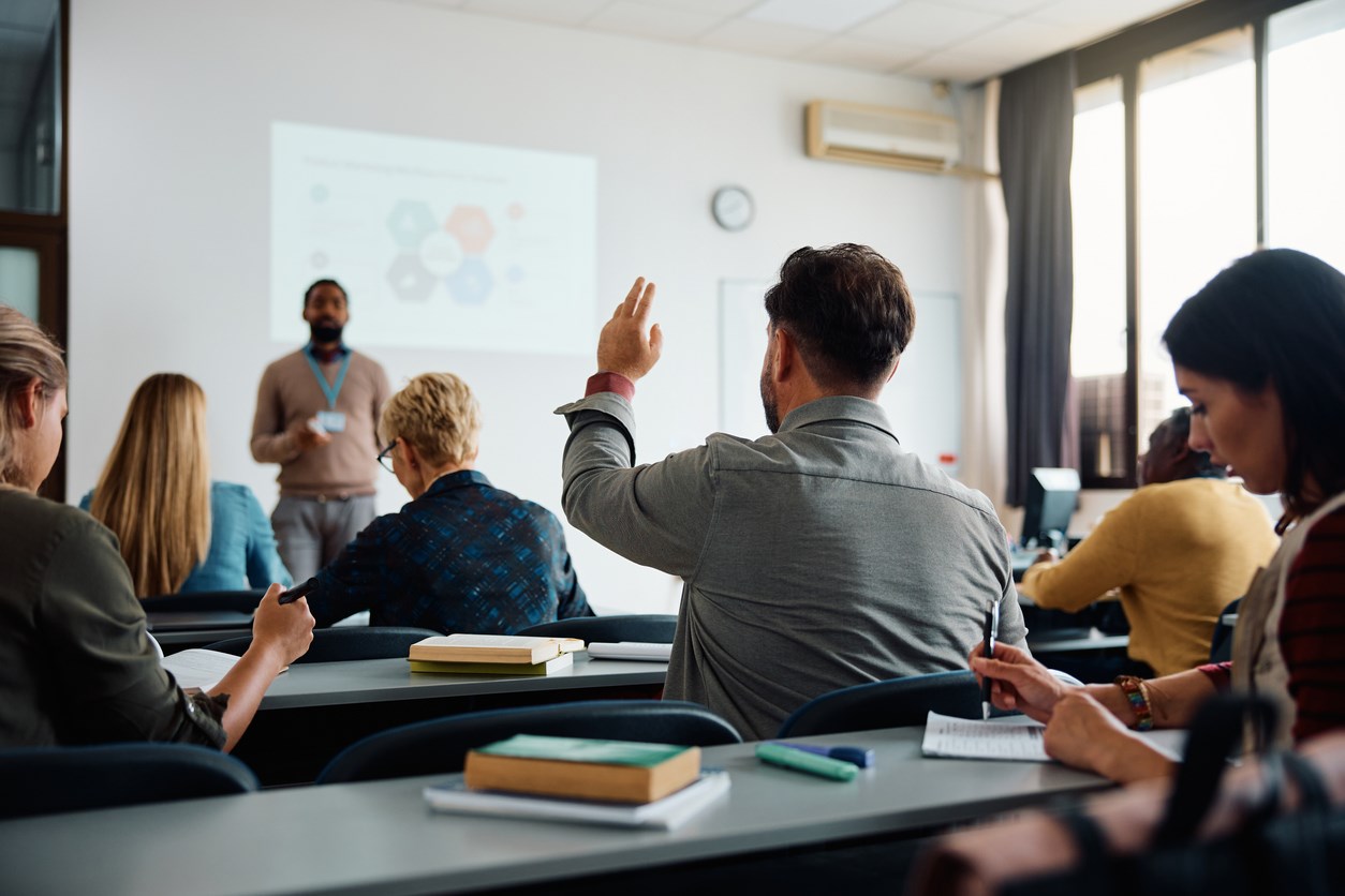 A teacher training session