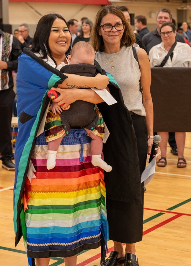 Rhianna Manningway-Crate, her daughter, and Jac-Lynn Wasyliw