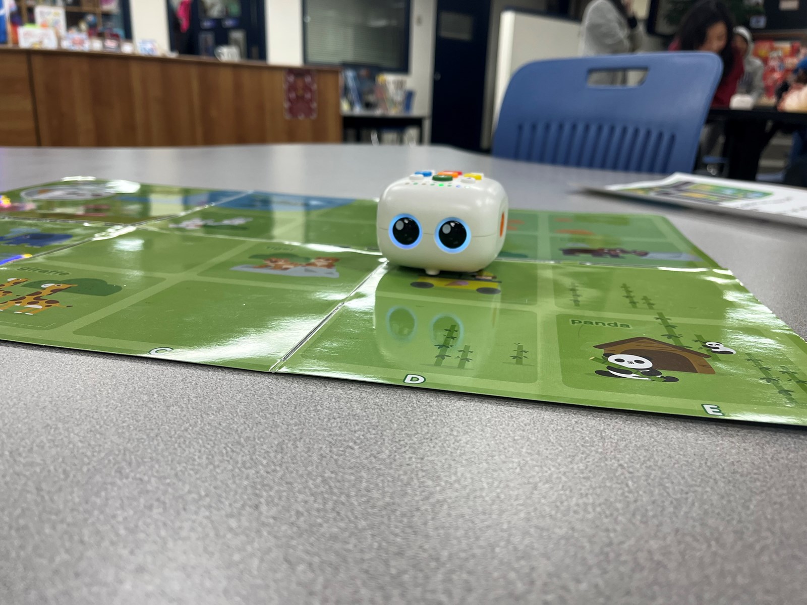 Students participate in Hour of Code activities at Niakwa Place School.