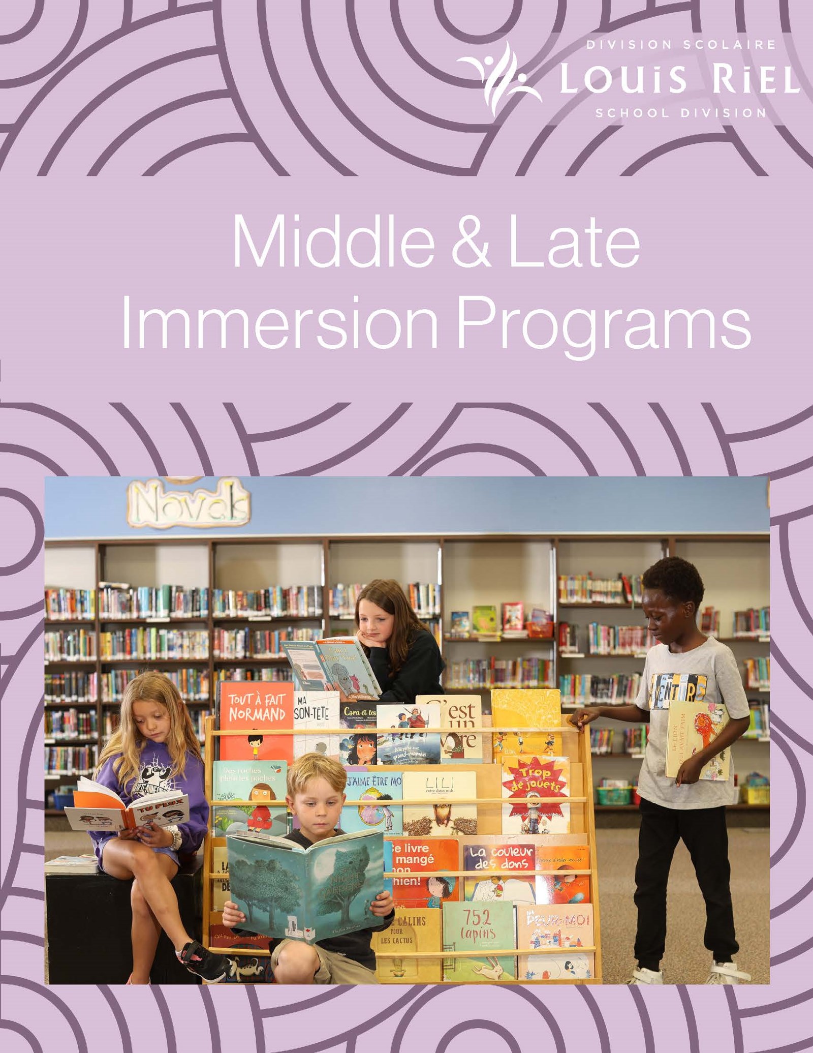 Front page of the Middle & Late Immersion Programs Brochure