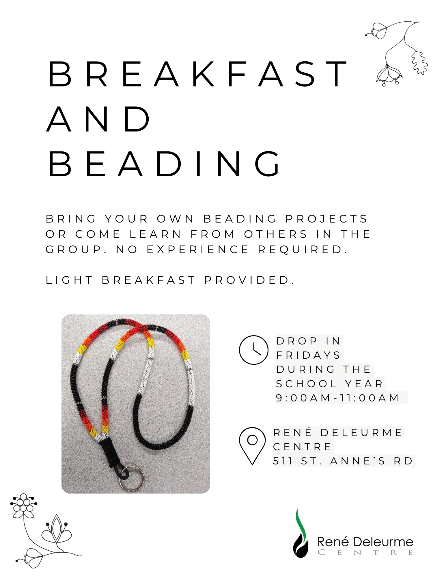 Breakfast and Beading poster
