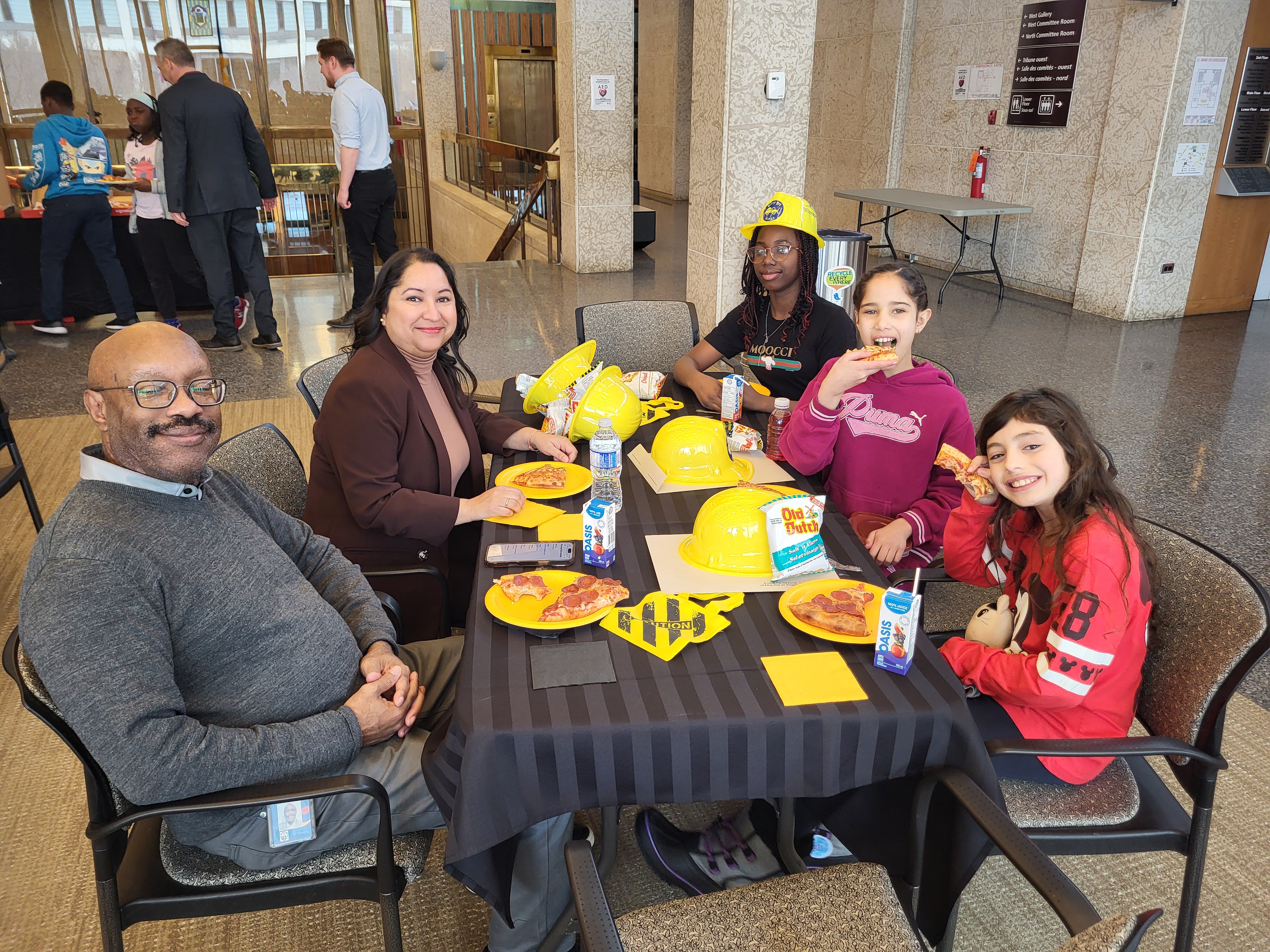 Pizza enjoyed by all