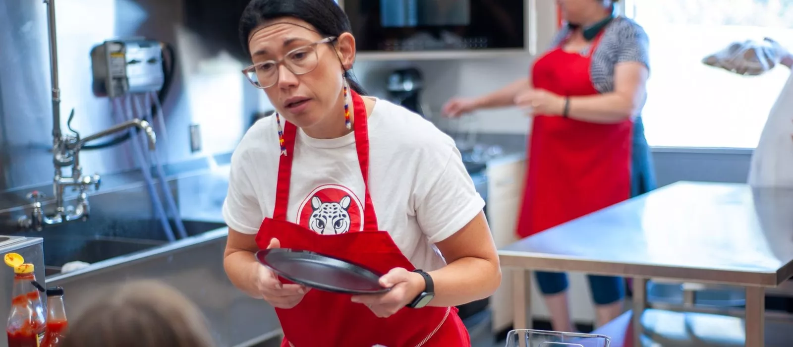 In Lavallee School’s community kitchen — in its Gaa-maamawinong, meaning gathering place — cheerful chatter fills the morning air, mingled with the smell of fresh scrambled eggs. Students line up and...