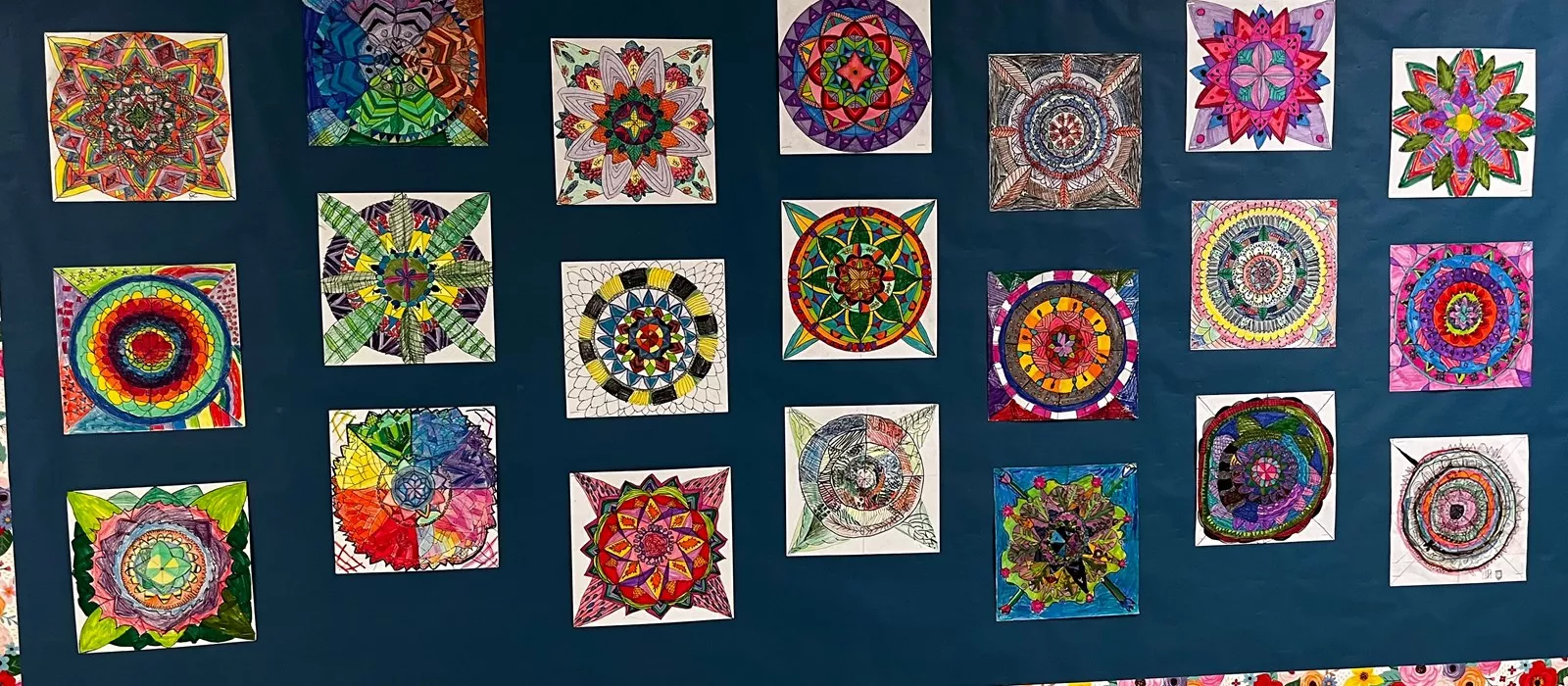 Last week, after reading Le Plus Beau Diwali (French translation of The Best Diwali Ever), students in Mme Cook’s grade 4/5 class were inspired to make their own Rangoli. Rangoli are special drawings ...