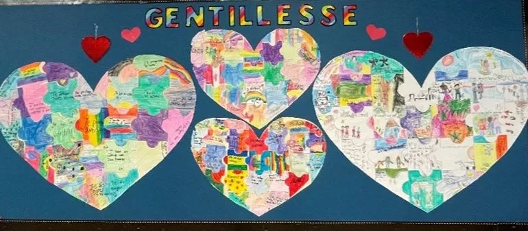 With all the upcoming celebrations and holidays, it is fitting that we focus on acts of kindness! Our teacher librarian Mme Kathleen Witkowicz, organized a special lesson and activities in several 2-3...